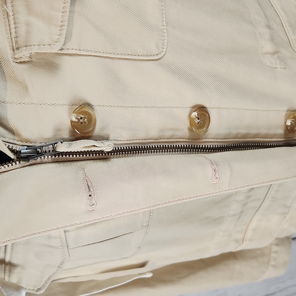 Talbots Tan Utility Jacket Internal Drawstring M … - image 7